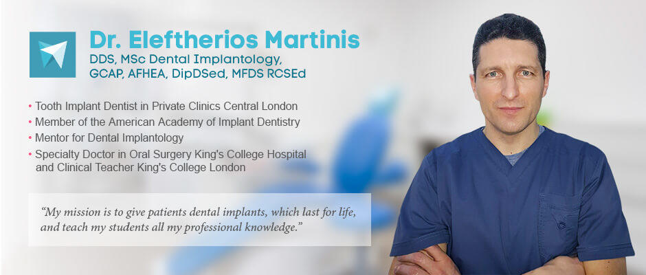 Dr. Elefterios Martinis Dental Implantologist