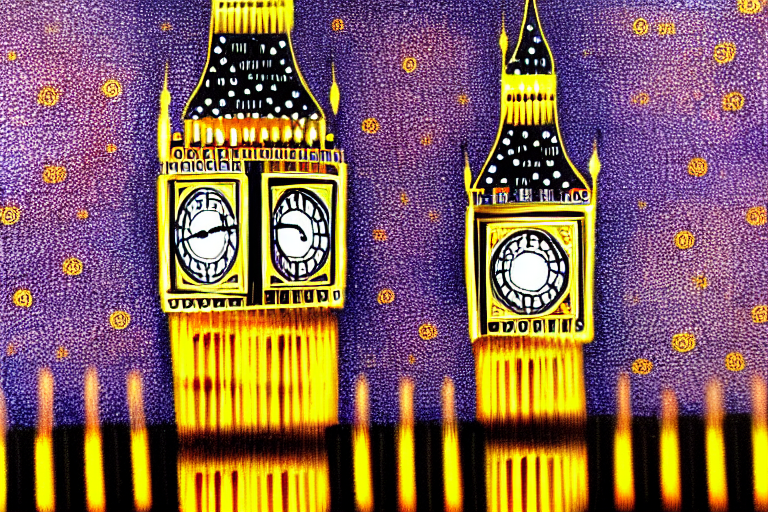Big Ben London United Kingdom Artistic