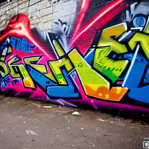Graffiti Tunnel London UK Street Art