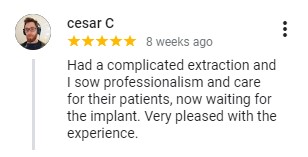 tooth extraction review Forest & Ray Dentist