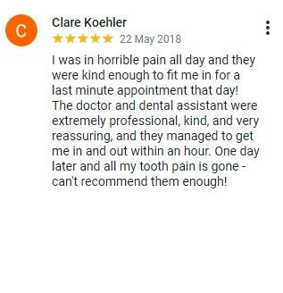 tooth filling review Forest & Ray Dentist