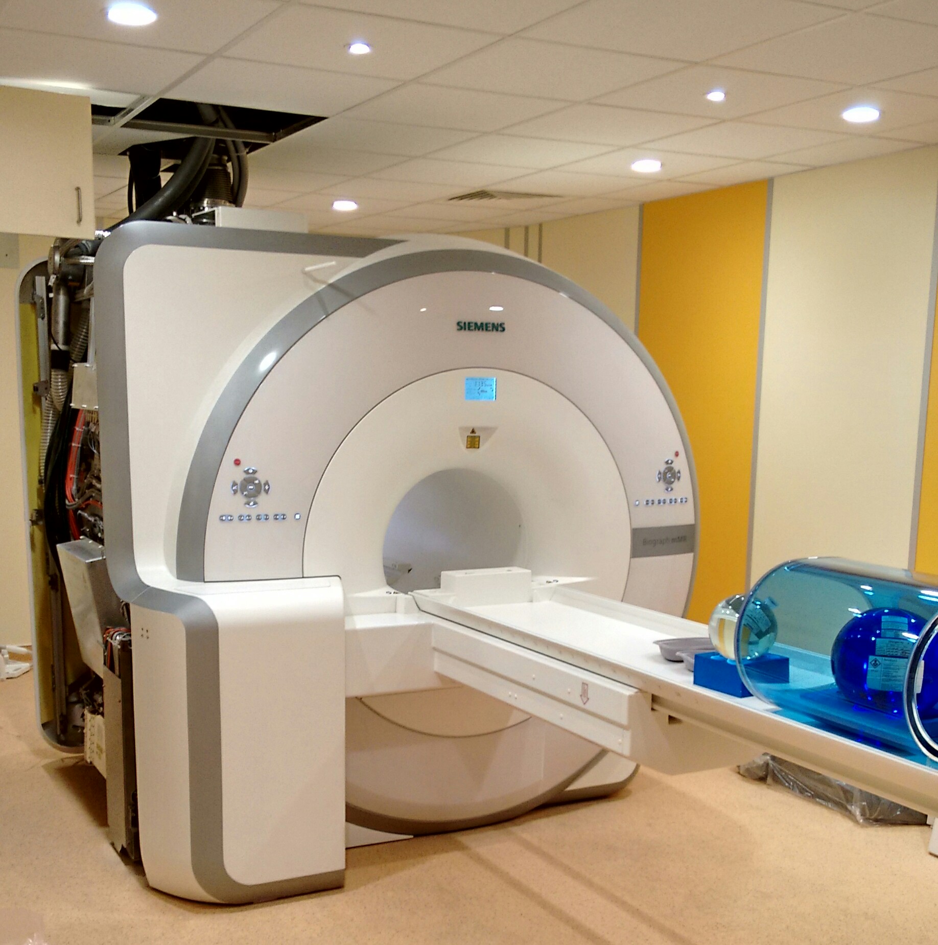Siemens MRI scanner in a hospital setting